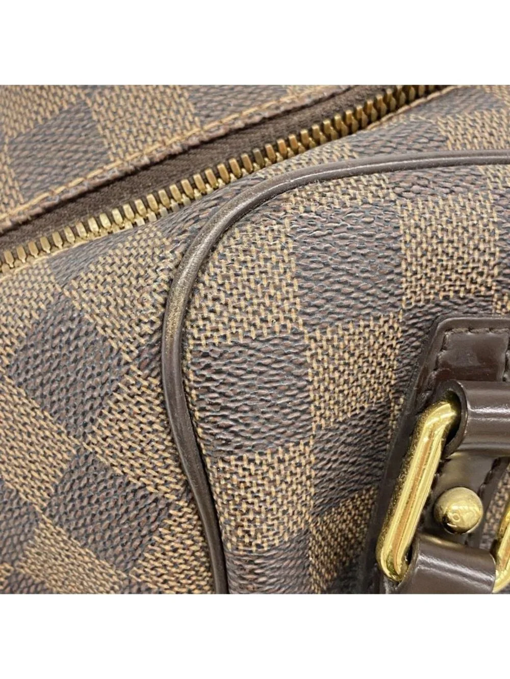 Louis Vuitton Shoulder Bag Damier Rivington GM Ebene